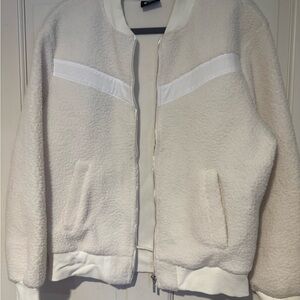 Elegant Cream Teddy Jacket